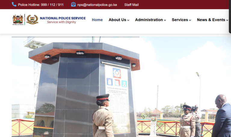 Kenya Police Recruitment 2025/2026 Application Form Portal | How to Apply