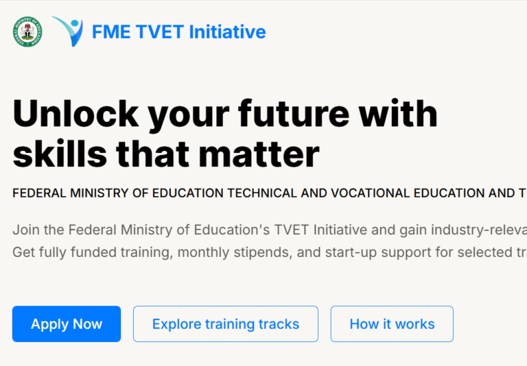 TVET Registration Portal Login 2025 | TVET Application Form Portal